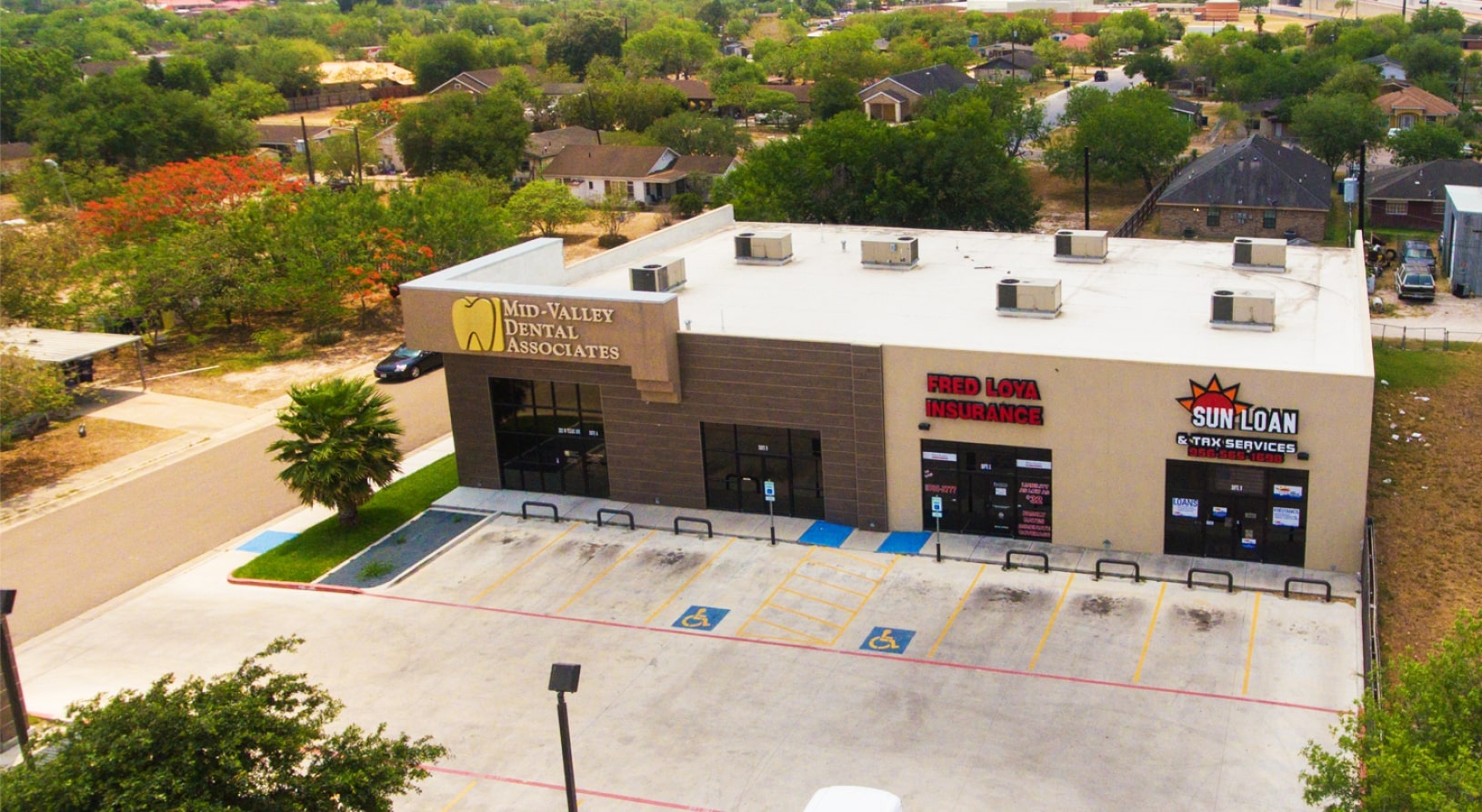 Mind Valley Dental Associates Building, Commercial Construction by Guzman Builders, McAllen, RGV Texas. 