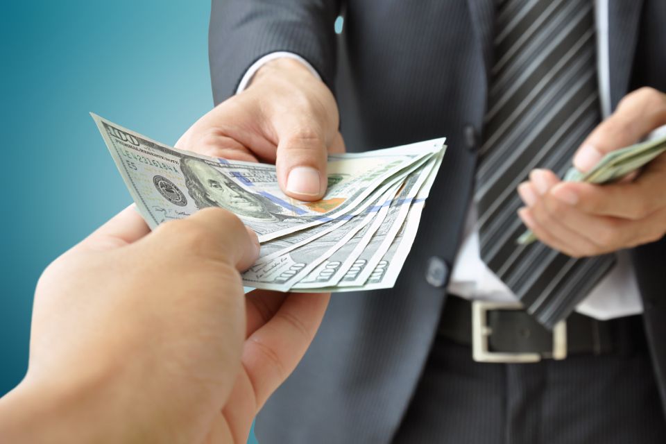 exchange of money