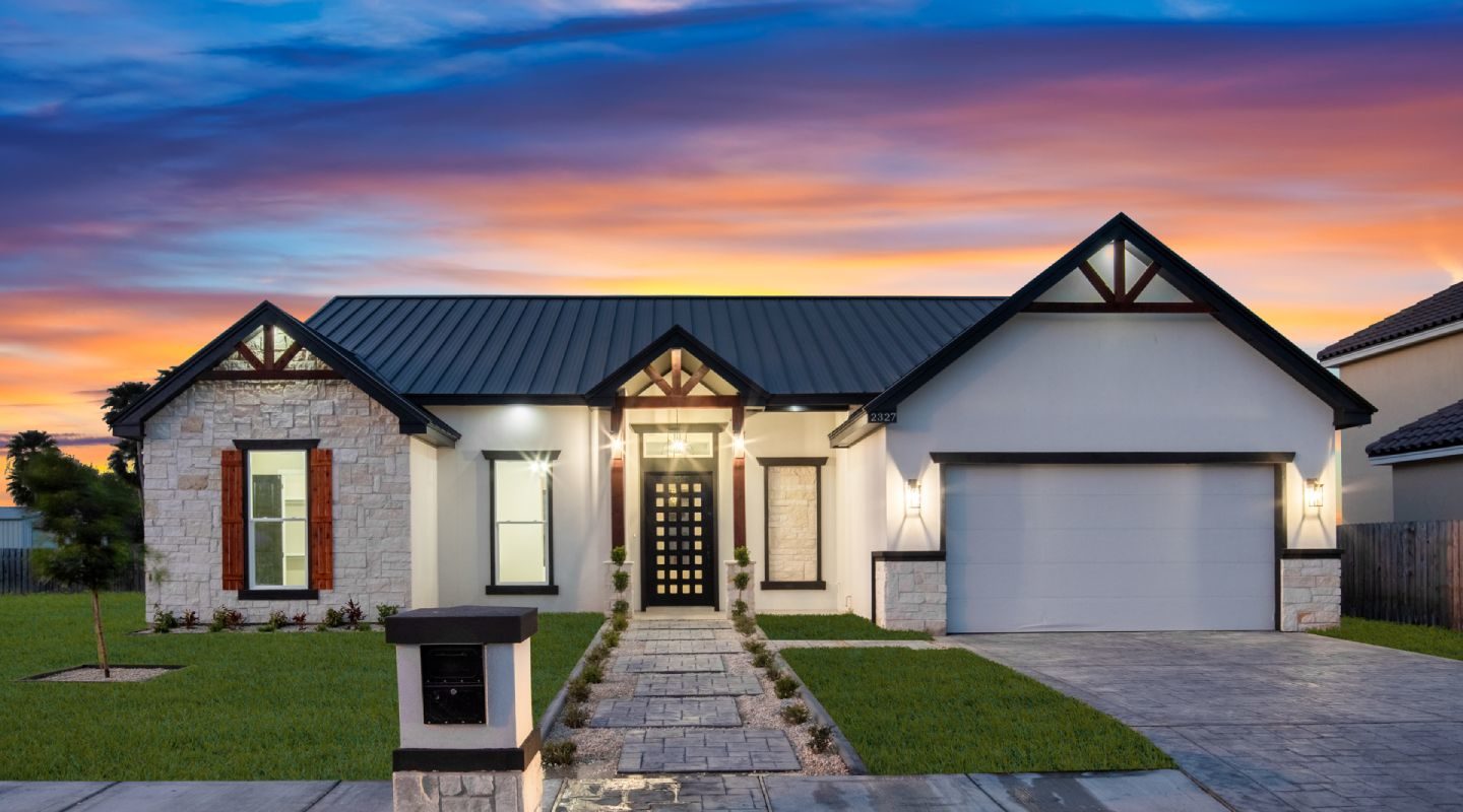 a newly built house